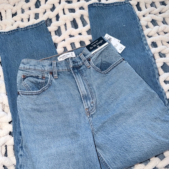 Abercrombie & Fitch Denim - Abercrombie Curve Love high waisted jeans